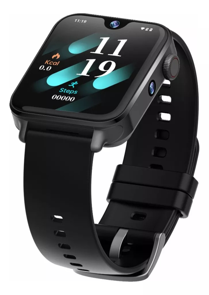 Reloj Smartwatch I1 Pro Android 8.1 Wifi 4g Gps Mp3  NEGRO FRALUGIO.