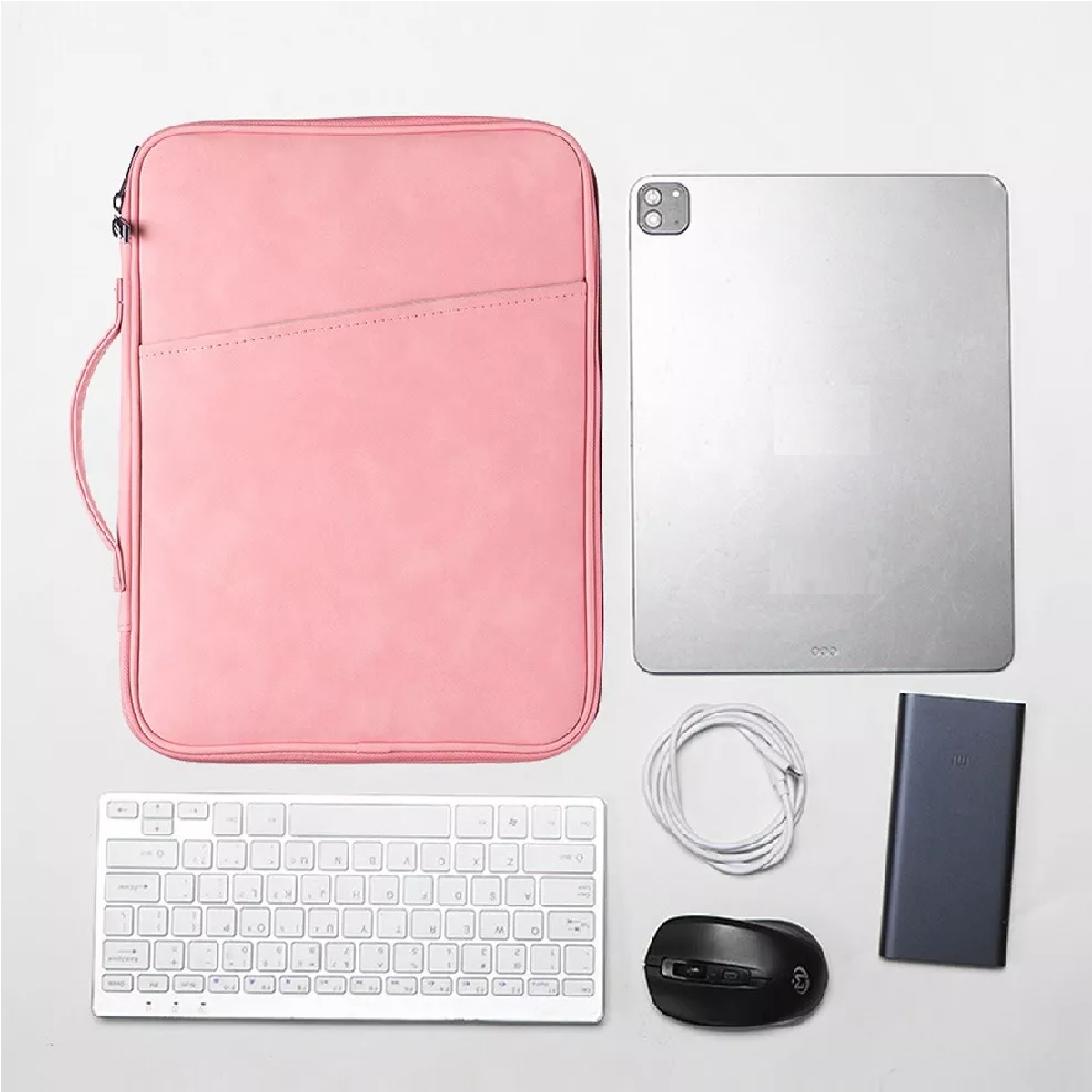 Maletin Para Laptop Impermeable Funda Para Tableta Rosa 10.8-11Plg