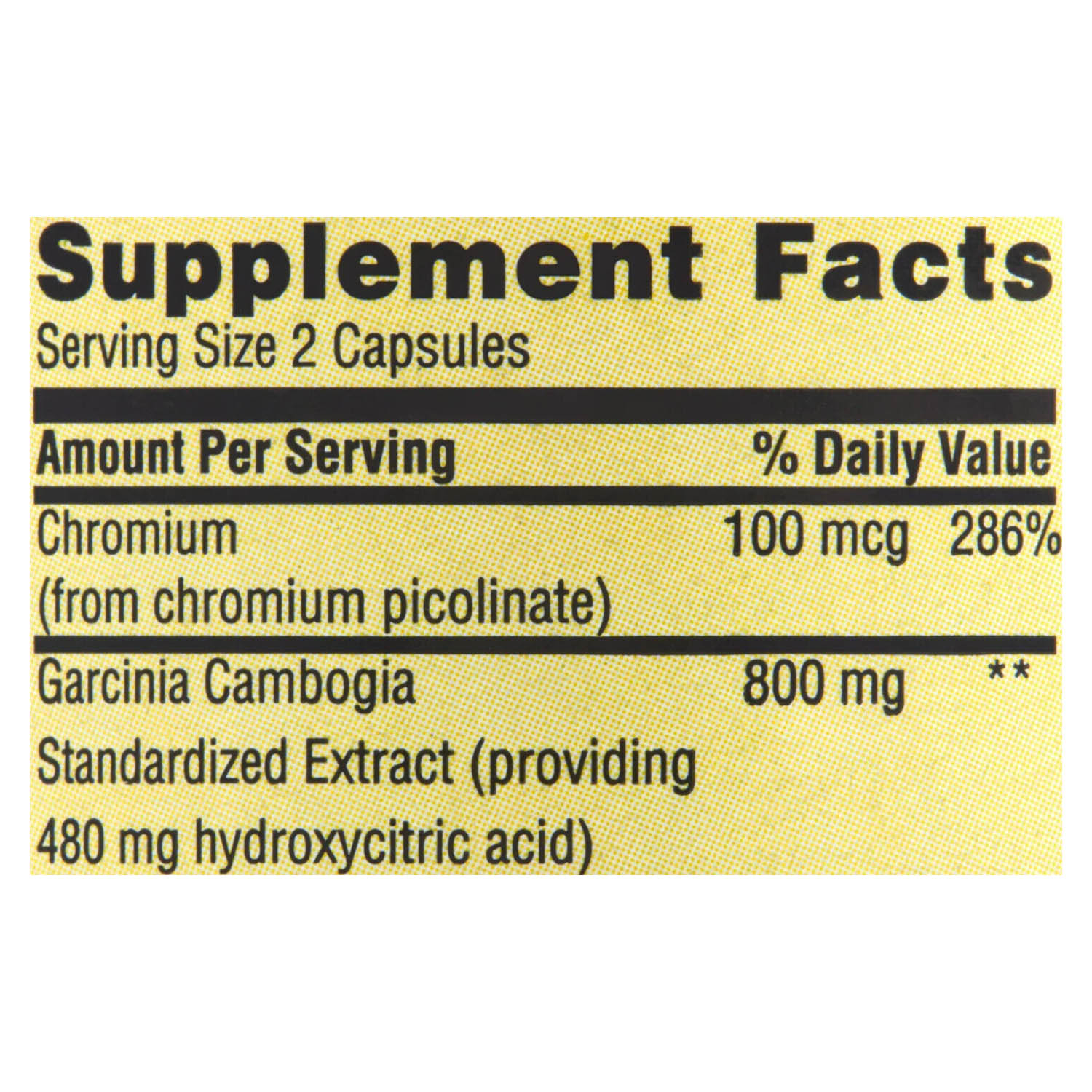 Garcinia Cambogia 800mg Spring Valley 90 caps