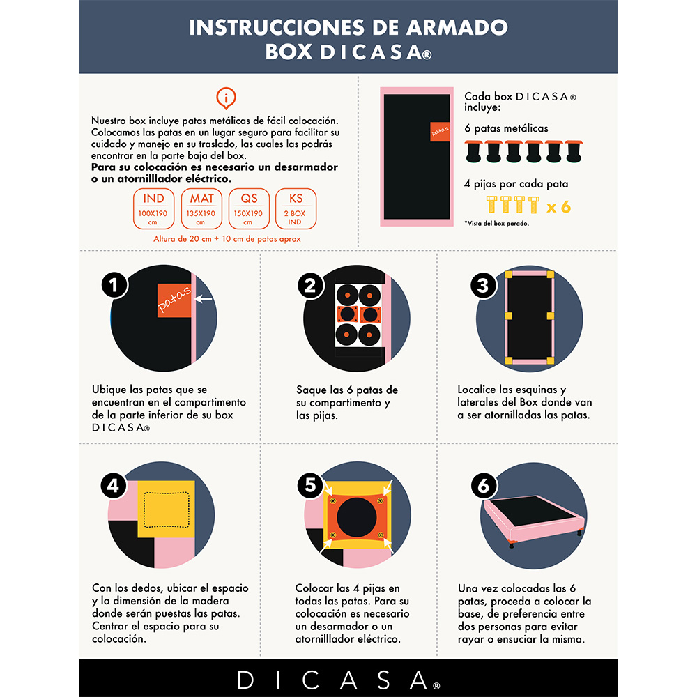 Box Matrimonial Dicasa Dolum Beige Claro