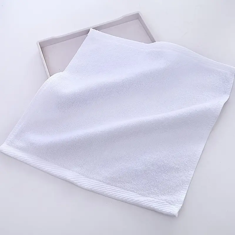 Toalla Facial Lisa Blanca 100% Algodón