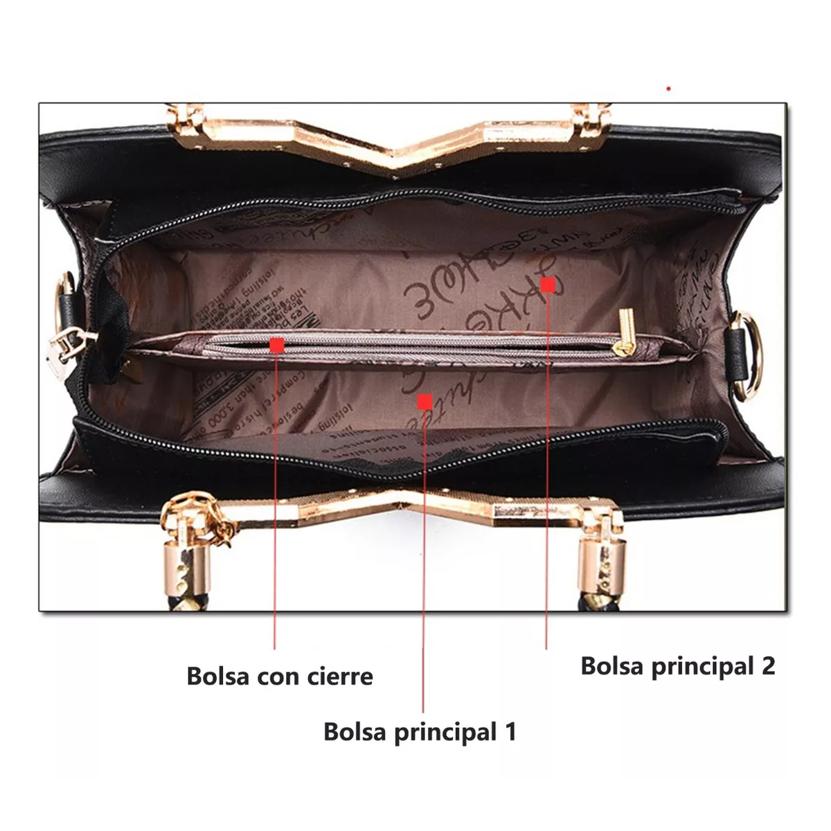 Bolso Negra Dama Elegante Impermeable De Viaje Para Laptop