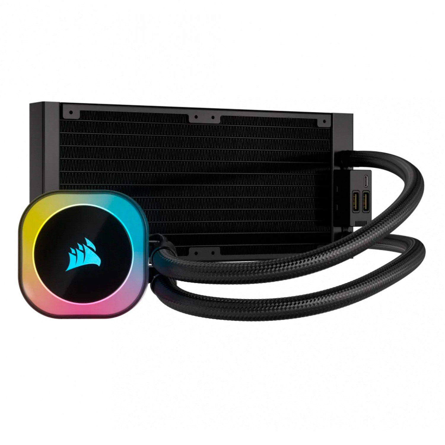 Enfriamiento Corsair ICUE Link H100i 240mm Rgb Aio Negro CW-9061001-WW.