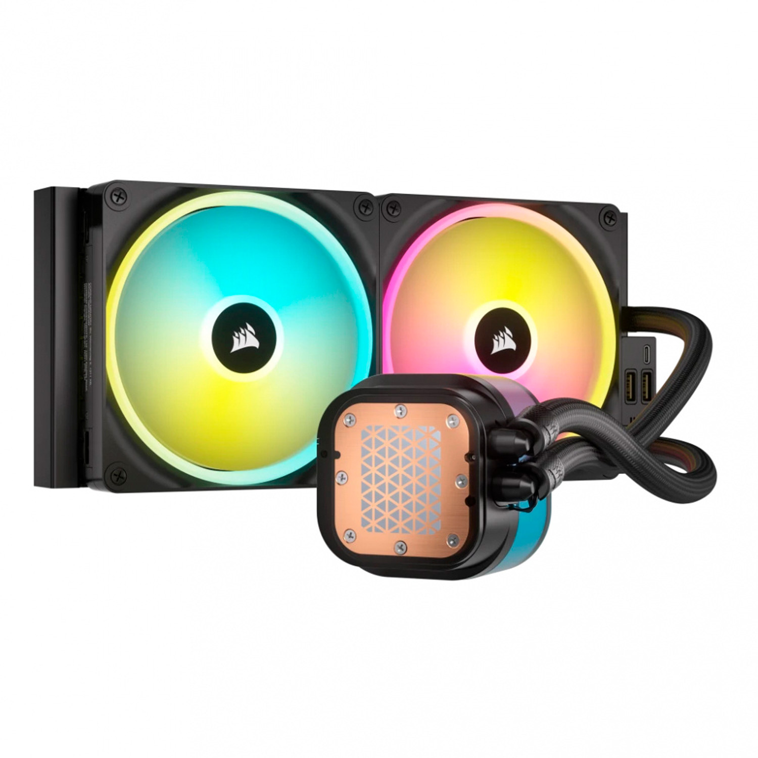 Enfriamiento Líquido Corsair iCUE Link H115i RGB AIO 2x140mm Negro.