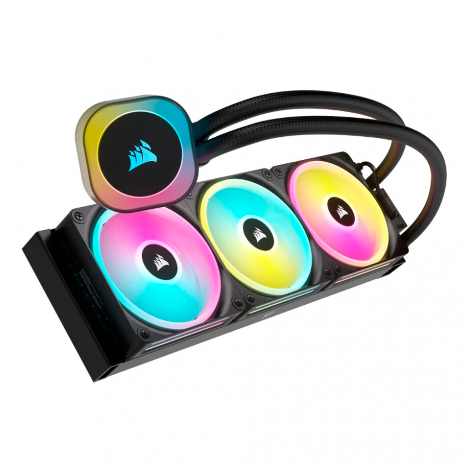 Enfriamiento Líquido Corsair iCUE Link H150i Rgb Aio 3x 120mm Negro.