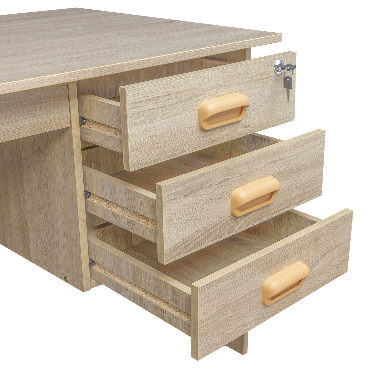 Escritorio Minimalista Bossa Wanda Café.