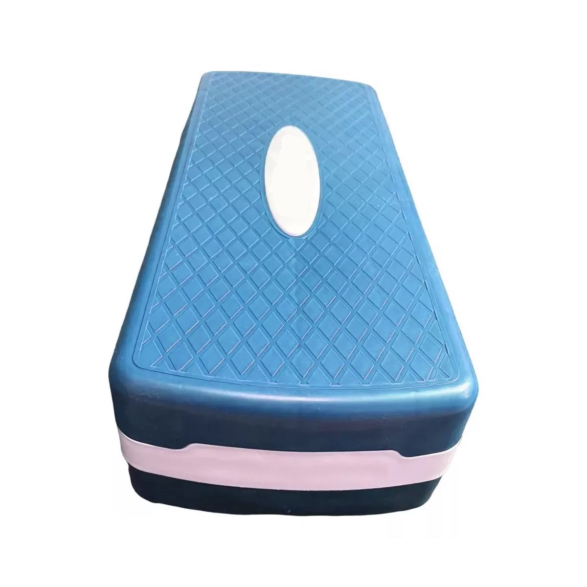 Step Banco Aerobics Ejercicio Fitness Crossfit Ajustable Gym Celeste