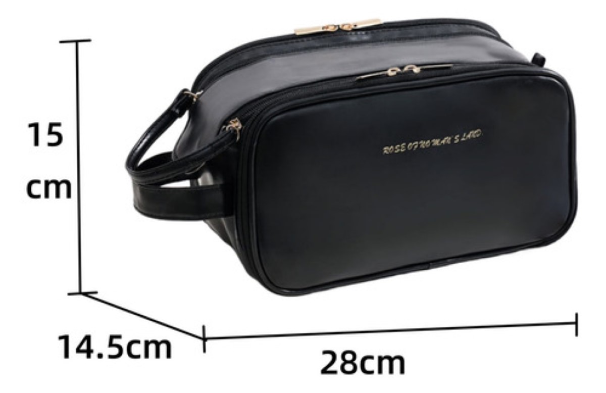 Neceser Cosmetiquera Profesionale Bolsa Para Mujer De Viaje negro