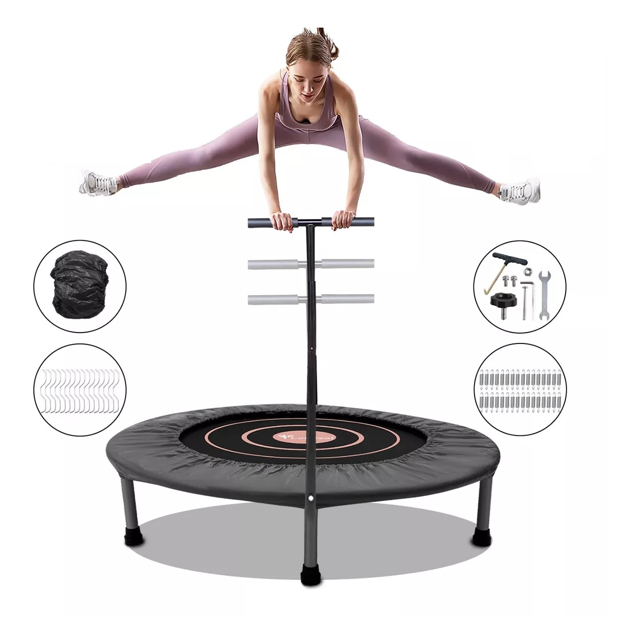 Trampolín Brincolín Aerobicos Fitness 40 Pulgadas Ejercicio