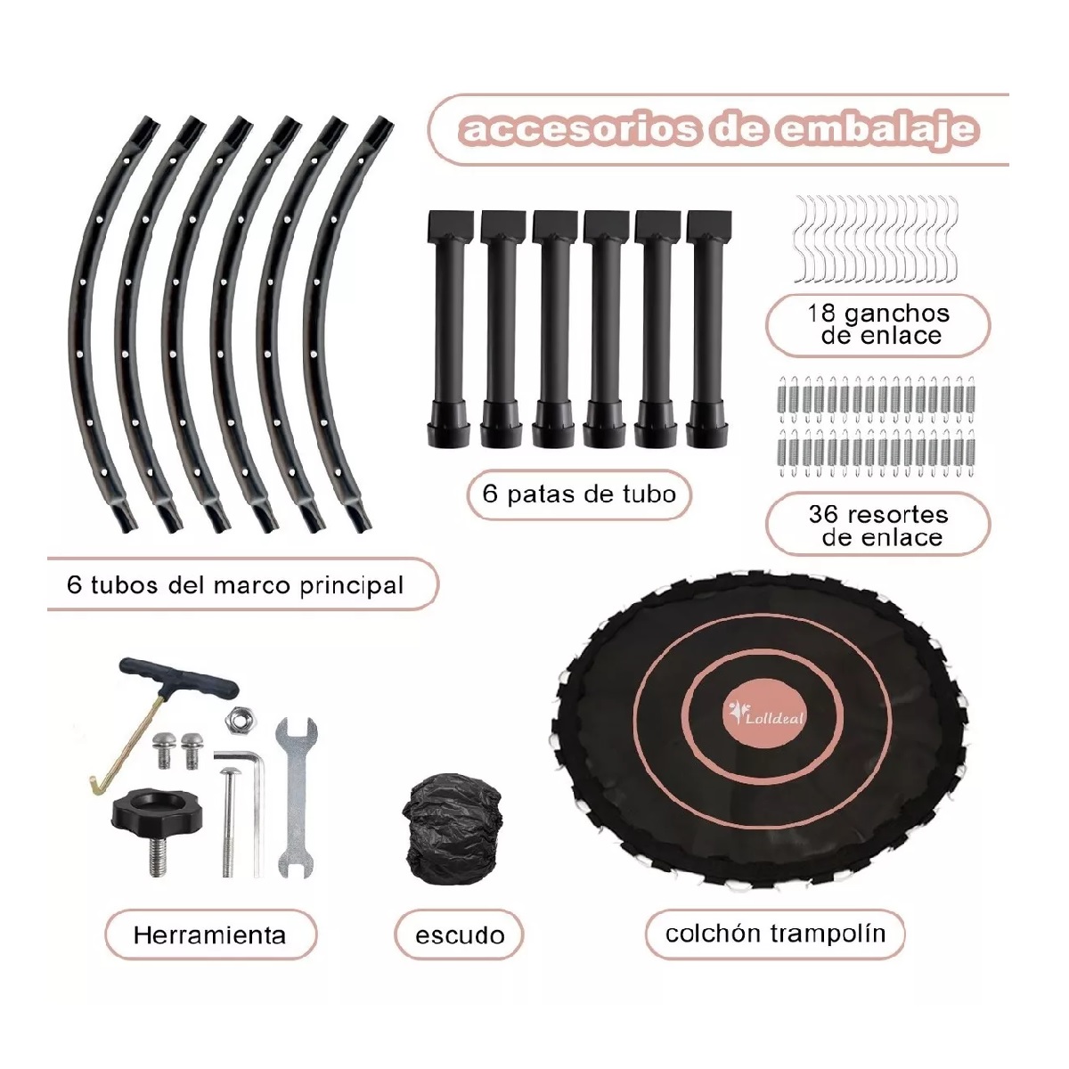 Trampolín Brincolín Aerobicos Fitness 40 Pulgadas Ejercicio