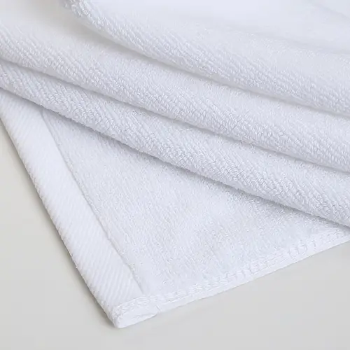Toalla para Manos Lisa Blanca 100% Algodón 