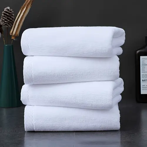 Toalla para Manos Lisa Blanca 100% Algodón 