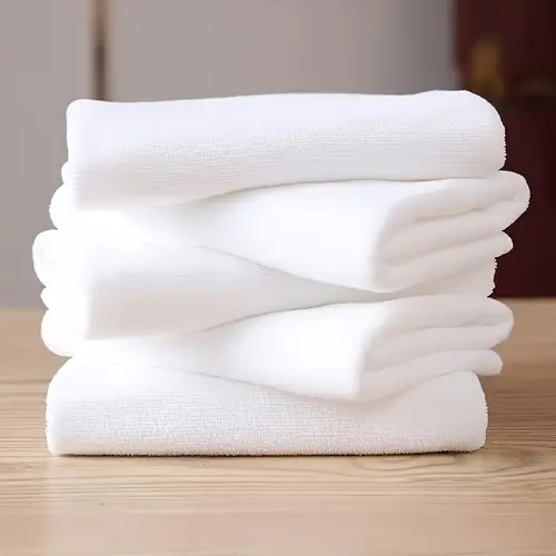 Toalla para Manos Lisa Blanca 100% Algodón 