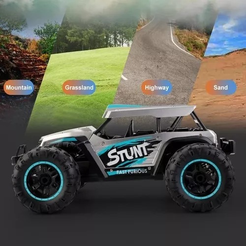 Carro Radio Control Todo Terreno 4x4 Alta Velocidad Stun .
