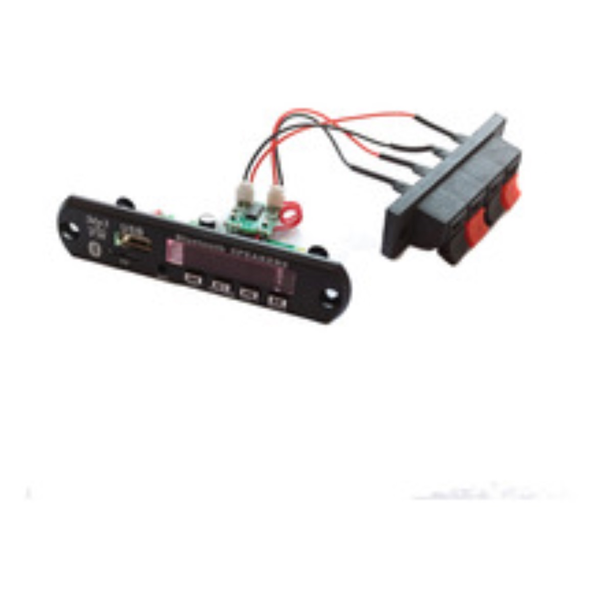 Modulo Reproductor De Audio Bluetooth Usb Sd Fm Auxiliar 12V Negro