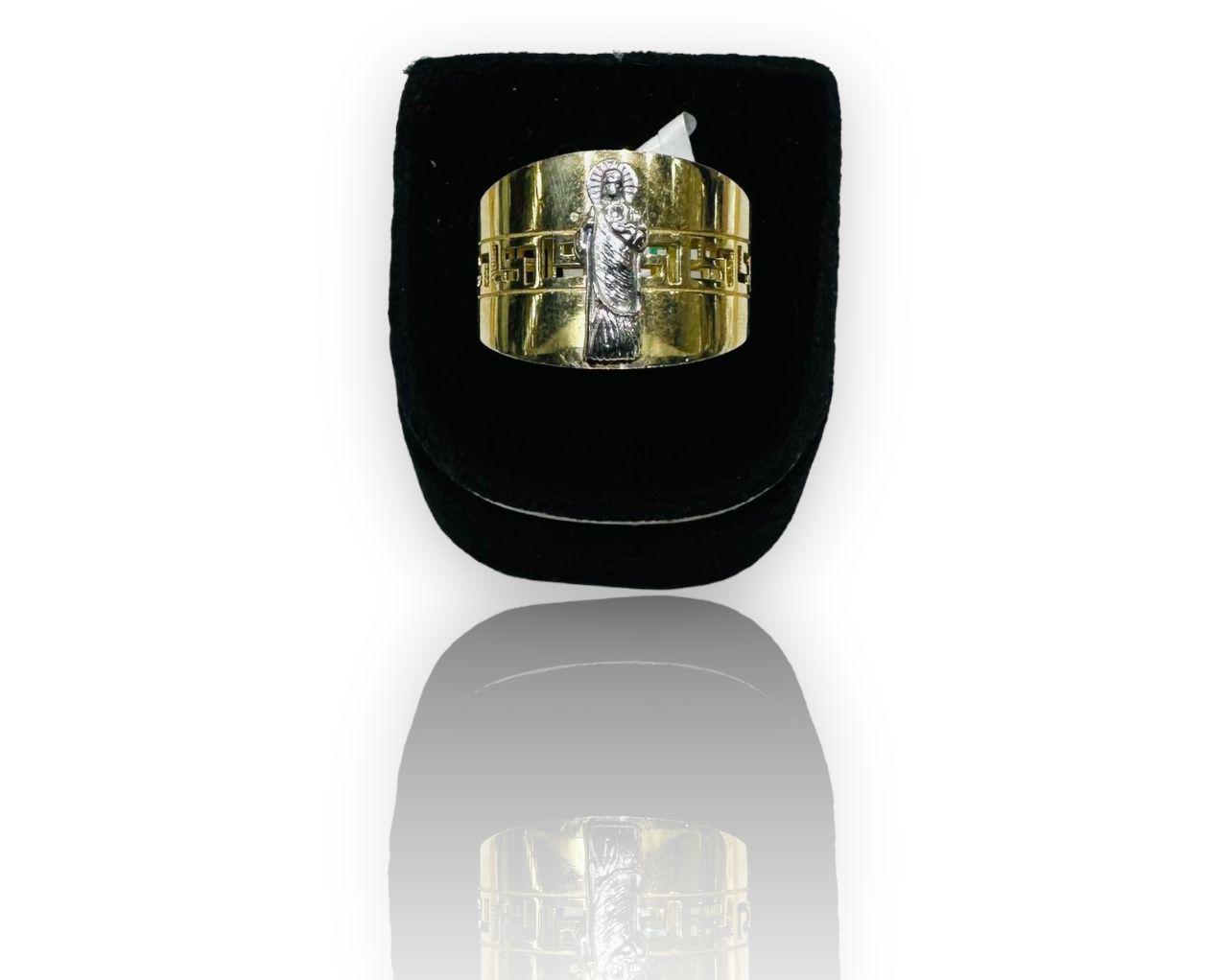 Anillo San Judas Tadeo Oro 10 k + Obsequio.
