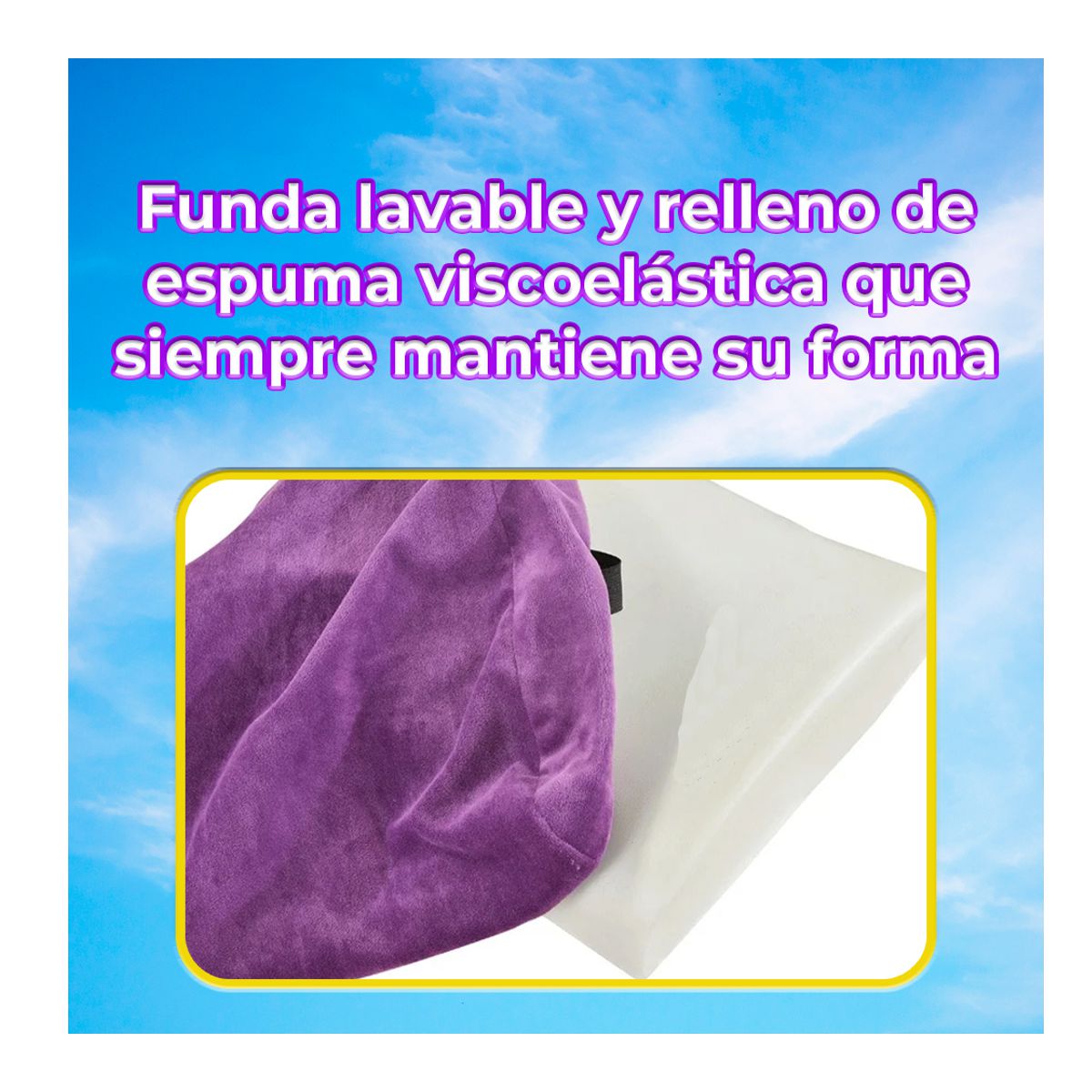 Cojin Para Soporte Lumbar Para Sillas Sillones Asiento de Auto Gris.