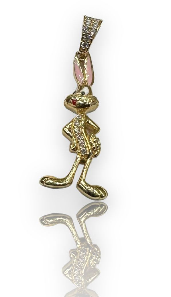 Dije Bugs Bunny Oro 14 K + Obsequio .