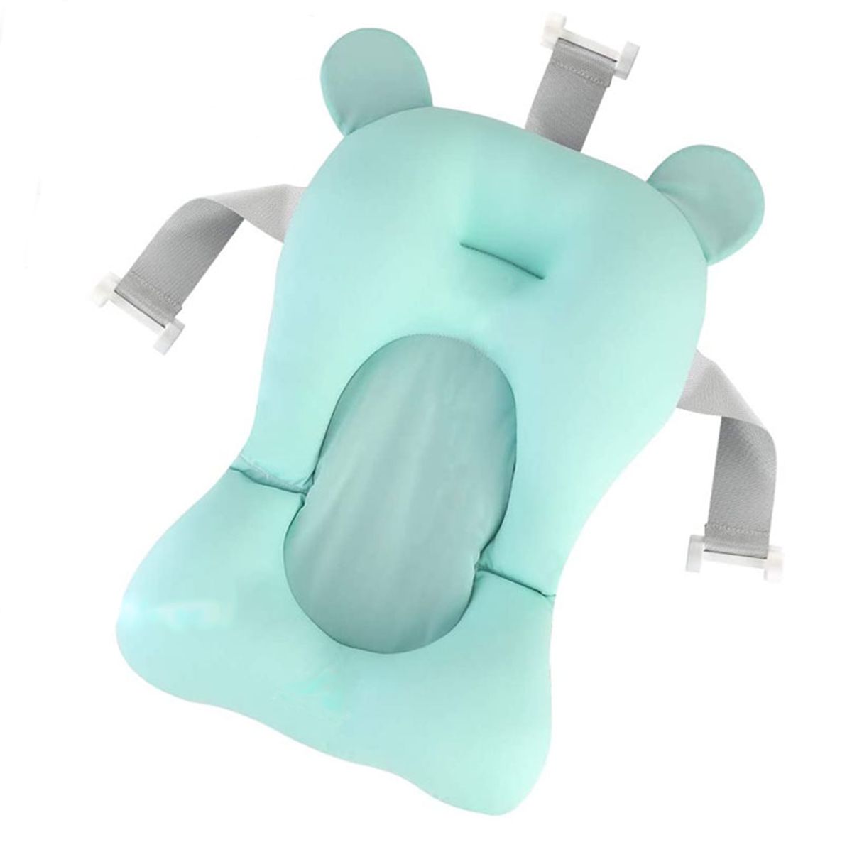 Cojín Antideslizante Para Tina de Baño de Bebes Turquesa.