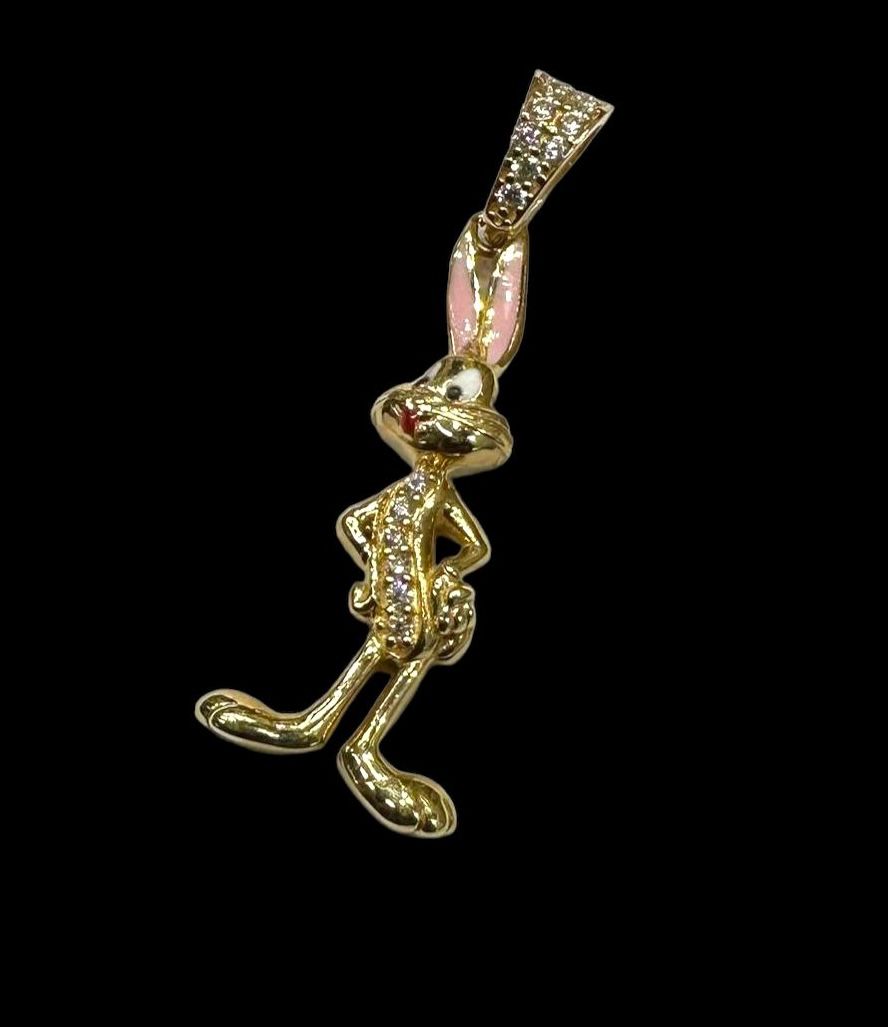 Dije Bugs Bunny Oro 14 K + Obsequio .