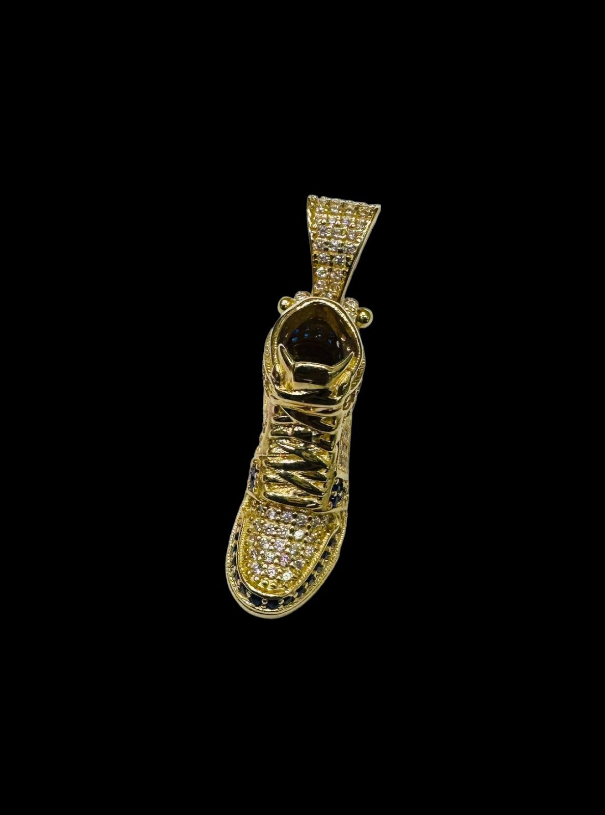 Dije Tenis Diamantado Oro 14 K + Obsequio.