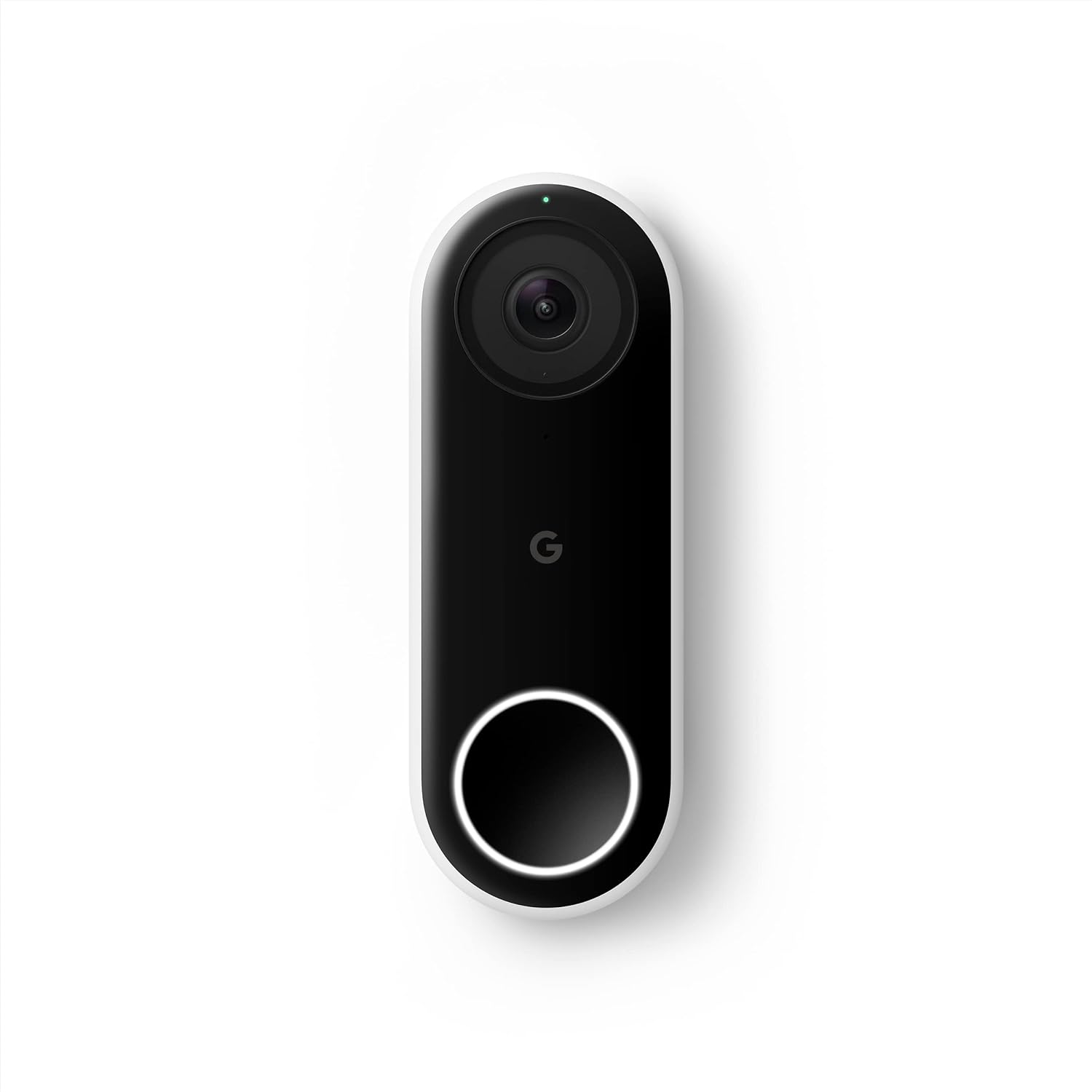 Google Nest Doorbell Nest Hello Timbre de video con transmisión 24/7 – Cámara inteligente de timbre para el hogar con video HDR, conversación y escucha HD, visión nocturna y alertas de persona