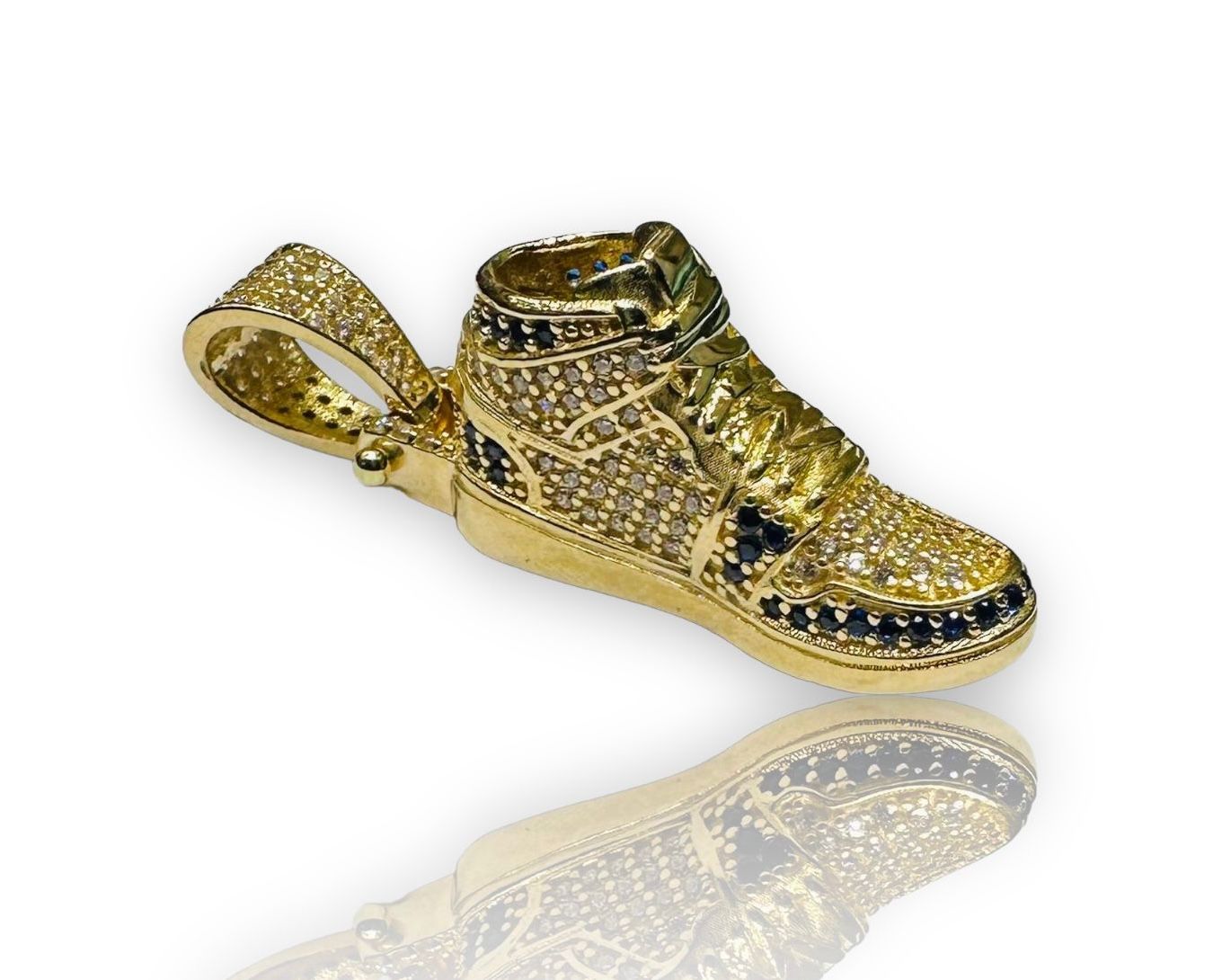 Dije Tenis Diamantado Oro 14 K + Obsequio.