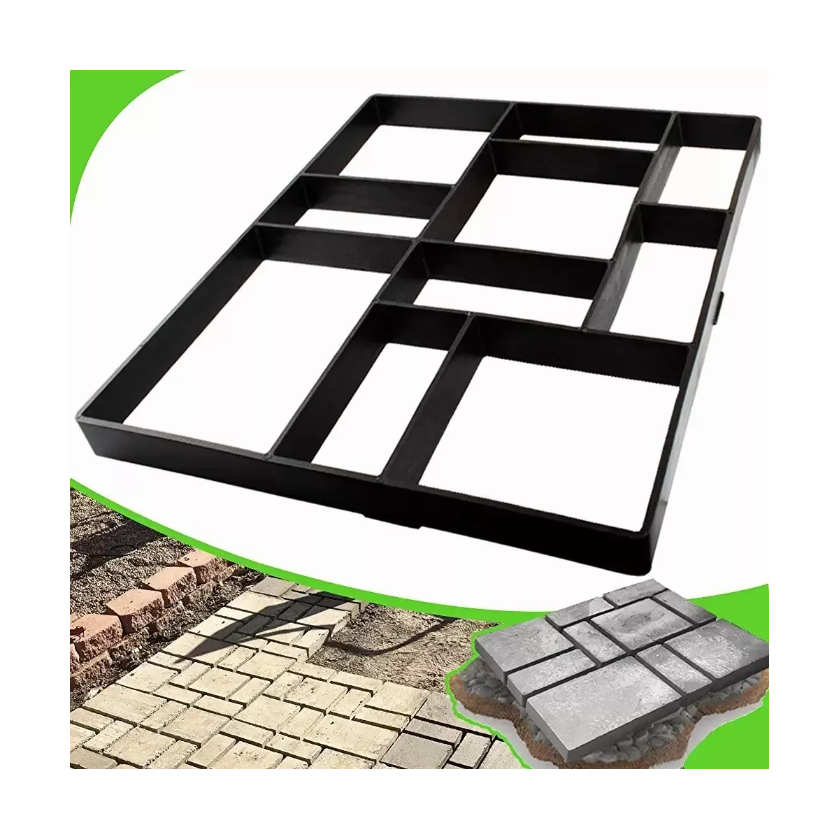 Molde Para Estampado De Concreto Tipo Piedra Estampar Piso