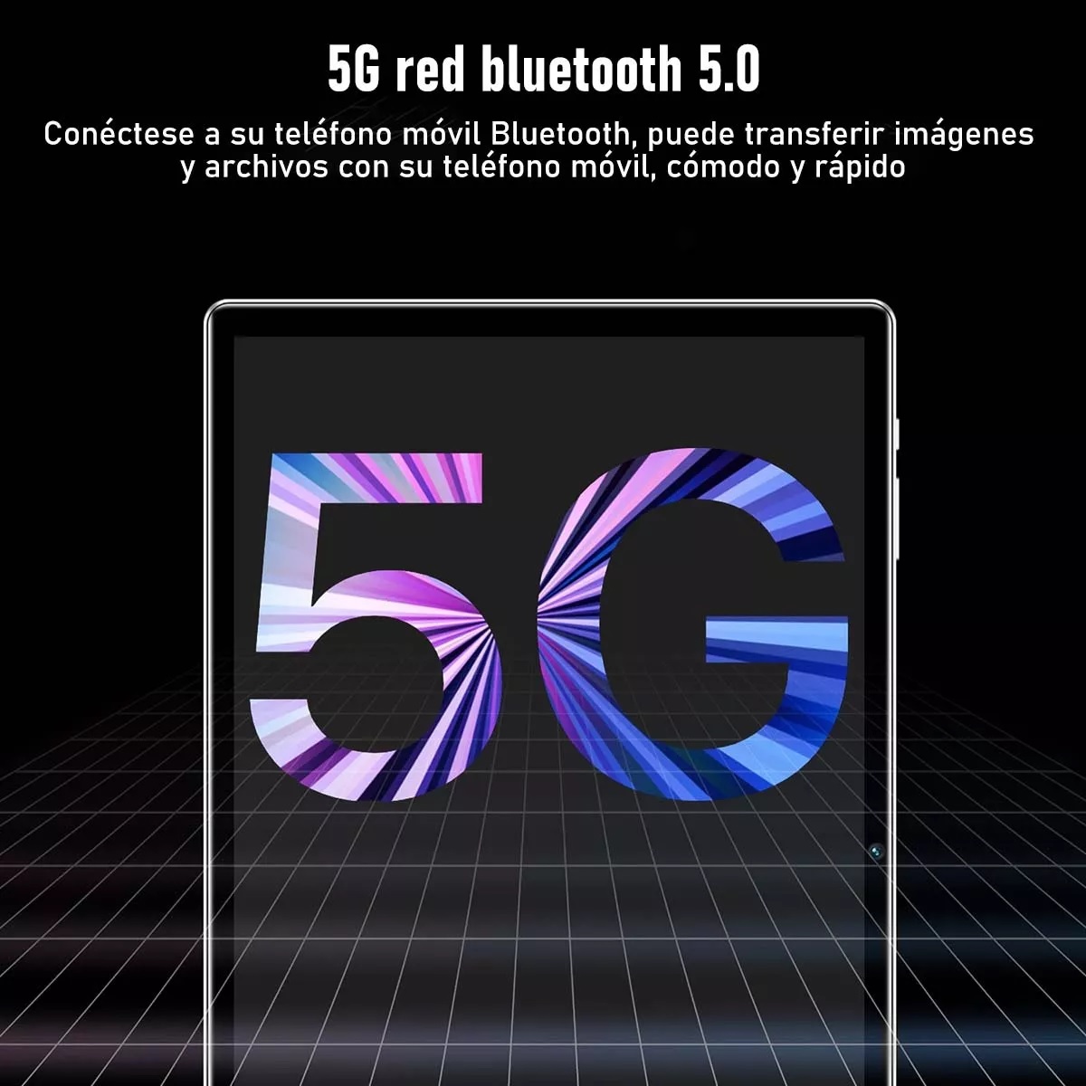 Tablet Android Hd 4+64gb Memoria Ram Cámara Dual 10.1 Wifi 