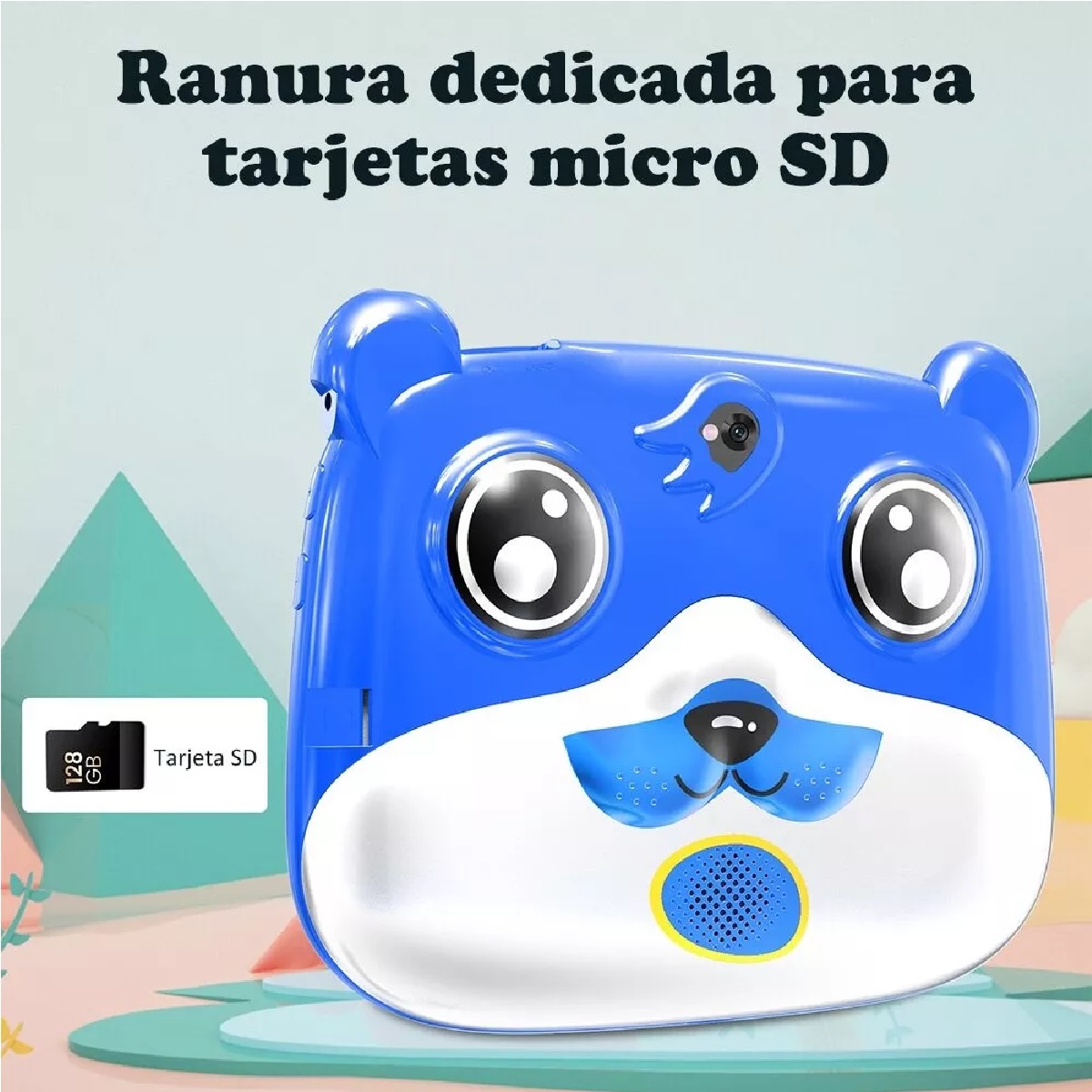 Tablet Para Niños 7 Pulgadas 6g+128gtableta Android 11 Azul