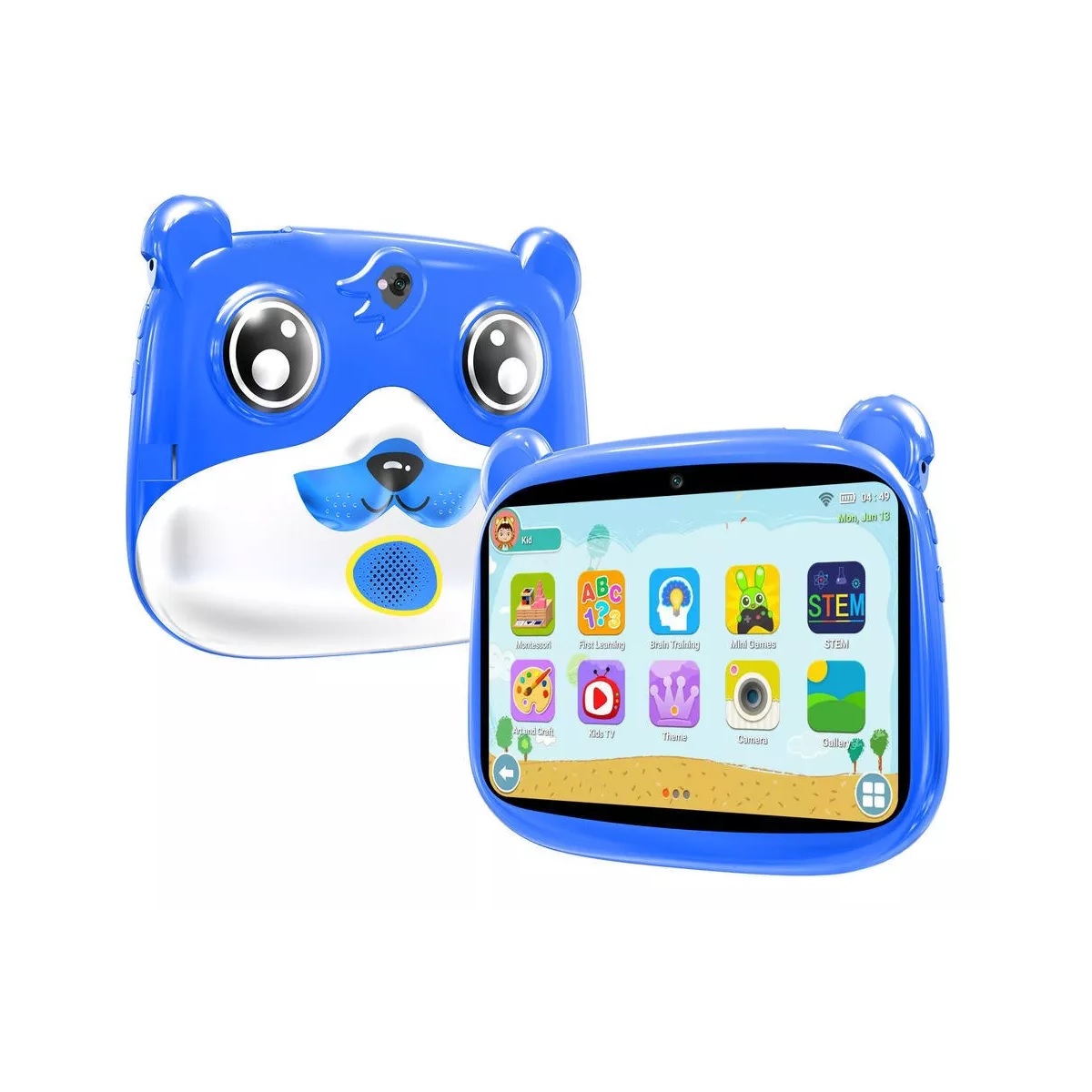 Tablet Para Niños 7 Pulgadas 6g+128gtableta Android 11 Azul
