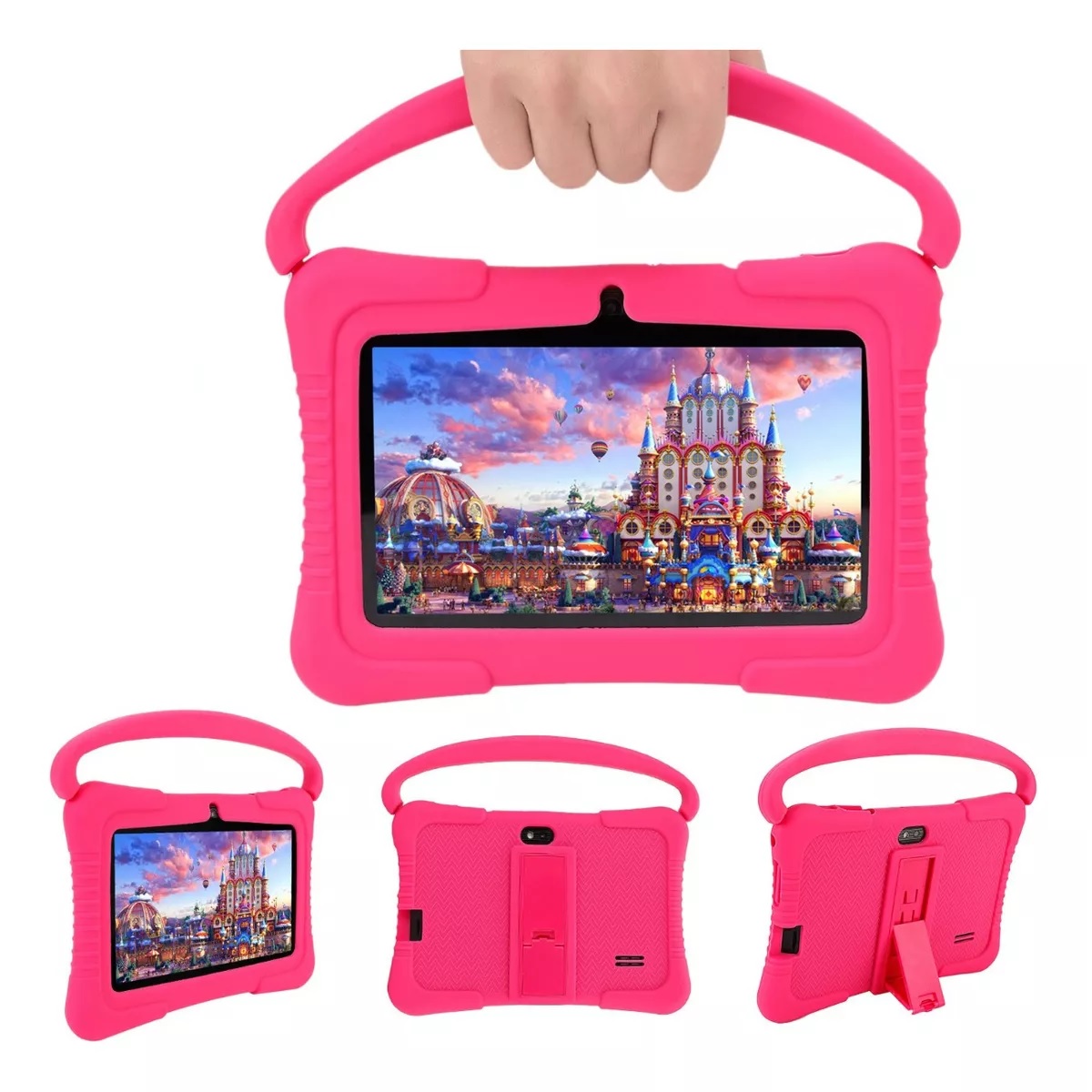 Tableta 7 Pulgadas Para Niño Android 12 32gb Memoria Rosa