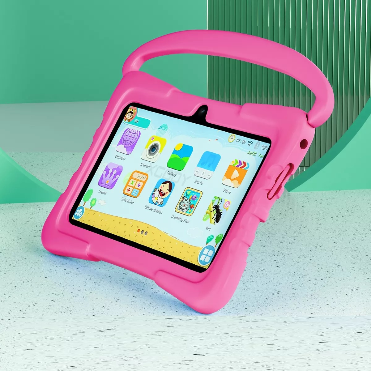 Tableta 7 Pulgadas Para Niño Android 12 32gb Memoria Rosa