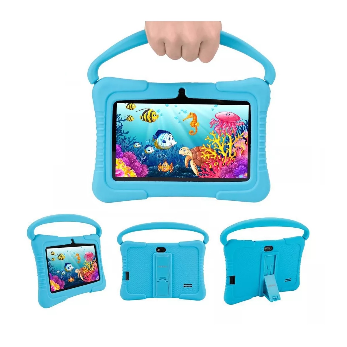Tableta 7 Pulgadas Para Niño Android 12 32gb Memoria Azul