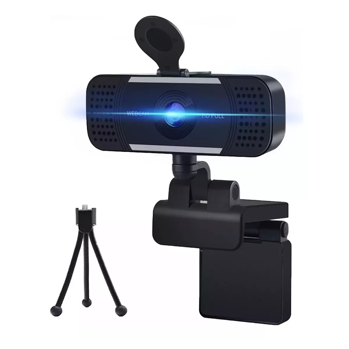 Cámara Web W18 Full Hd 1080p Usb Con Micrófono Y Trípode