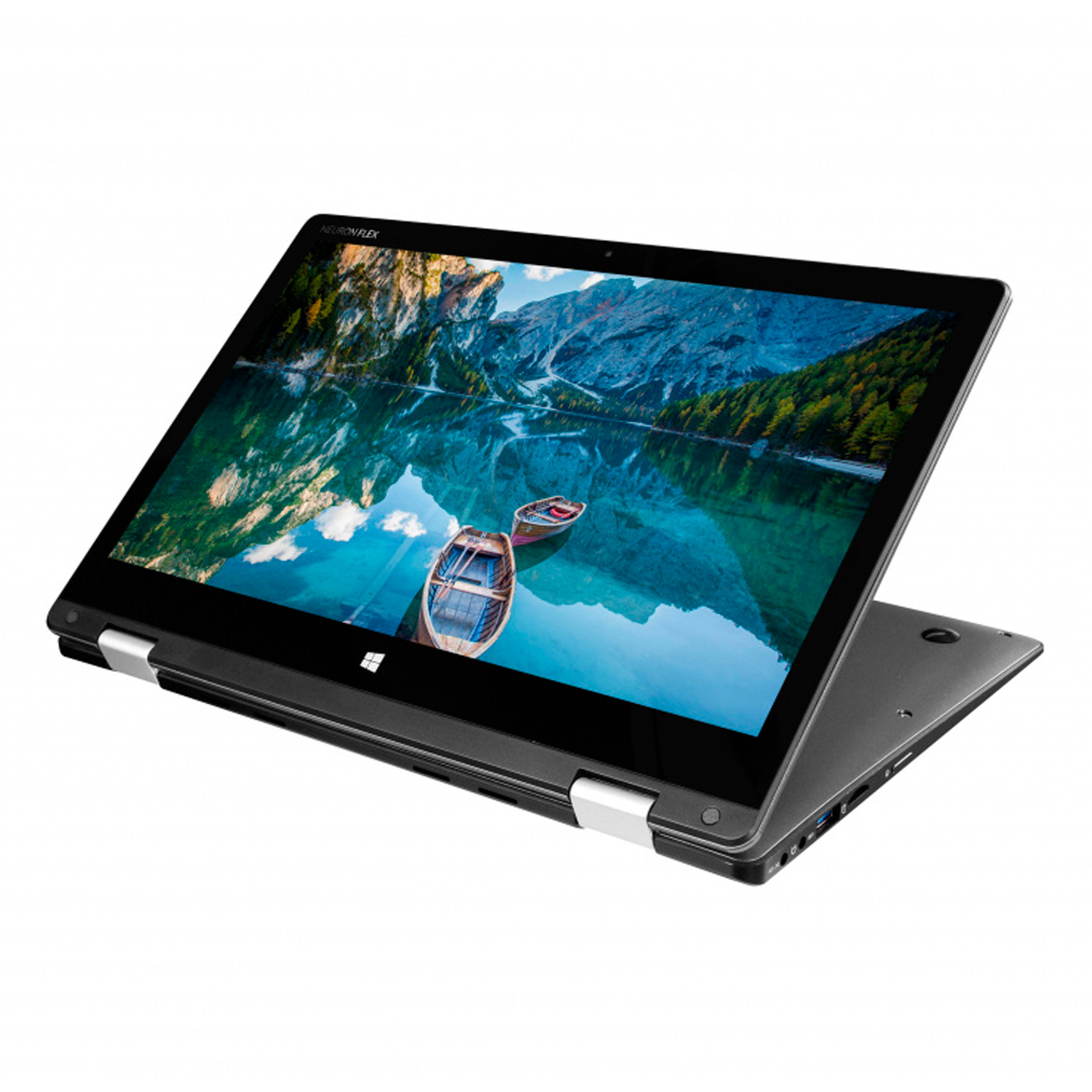 Laptop Lanix Neuron Flex Celeron N4020 4Gb 128Gb 11.6" Touch Plata 41352 W10H.