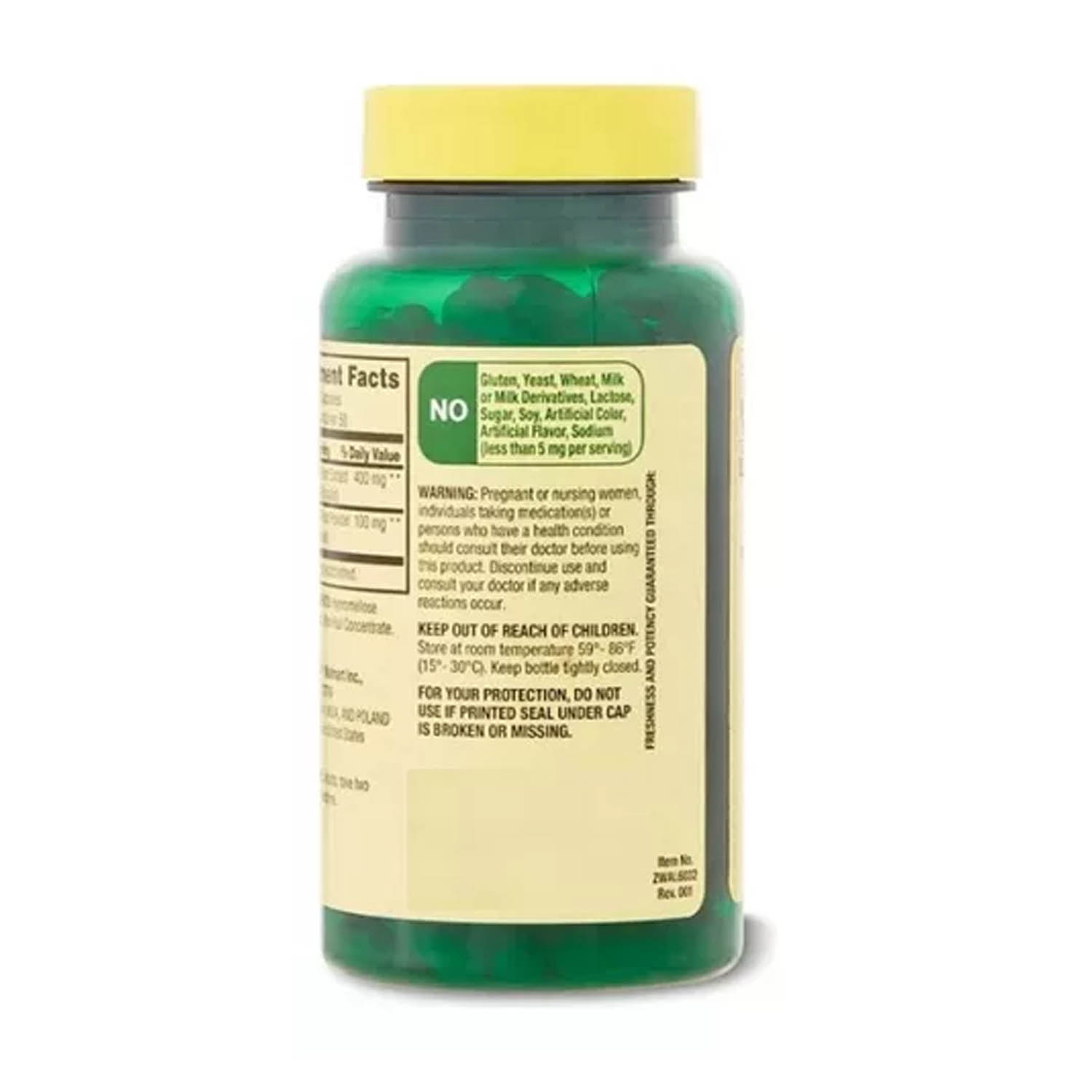 Raiz Valerina 500mg Spring Valley 100 caps Calmante