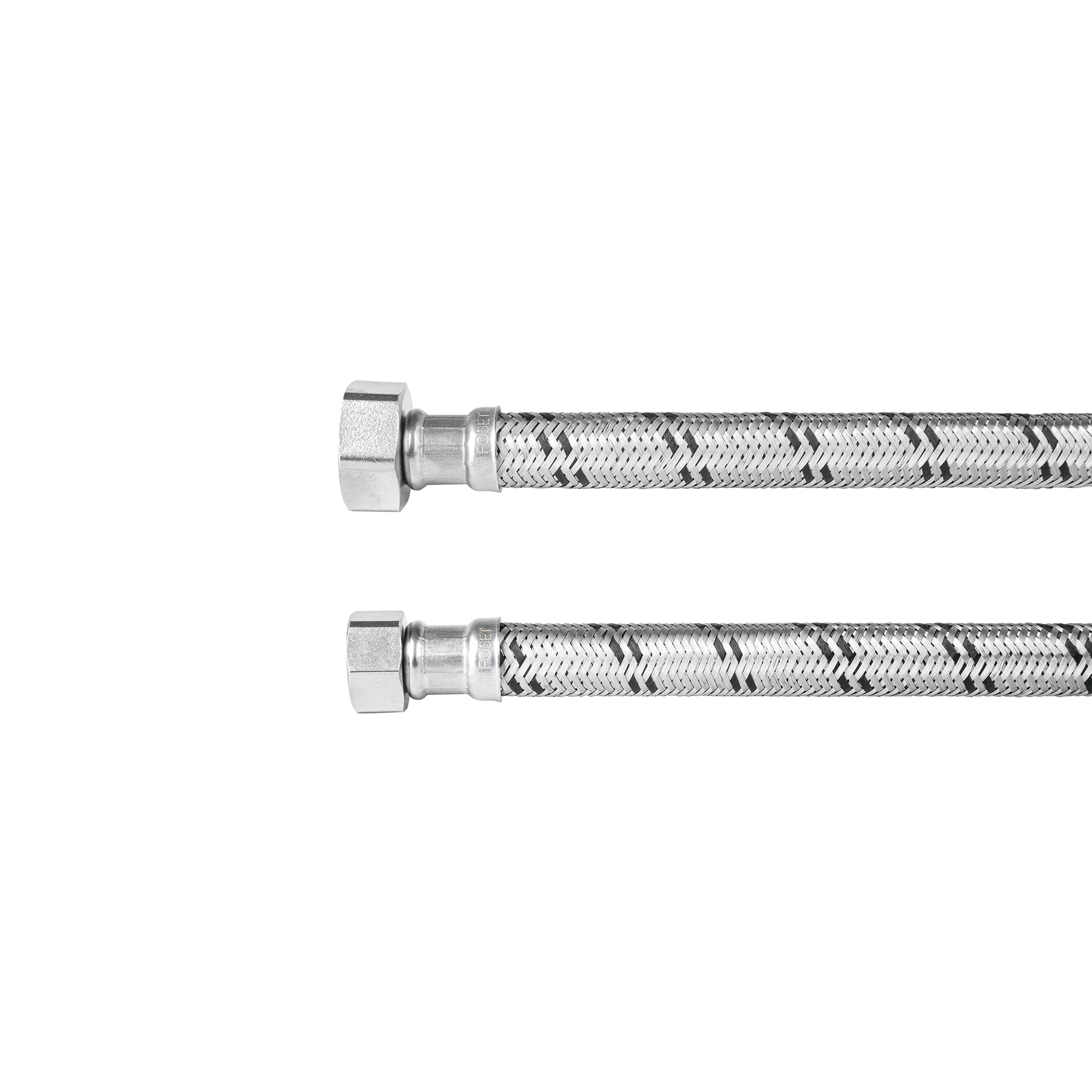 MANGUERA PARA BOILER, ACERO INOX, 1/2"X3/4", 120 CM, FOSET 47425