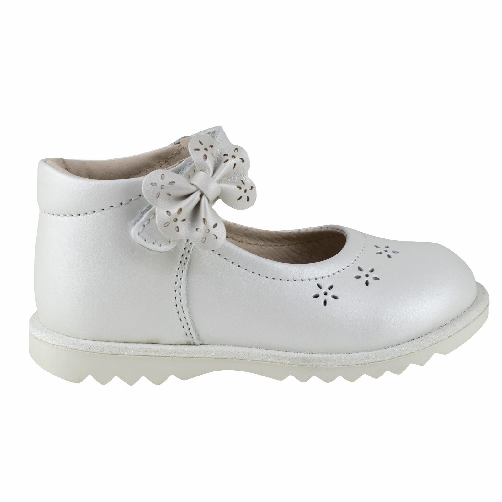 Zapato Coqueta Tipo Bota Para Niña Con Moño 181510-y Perla