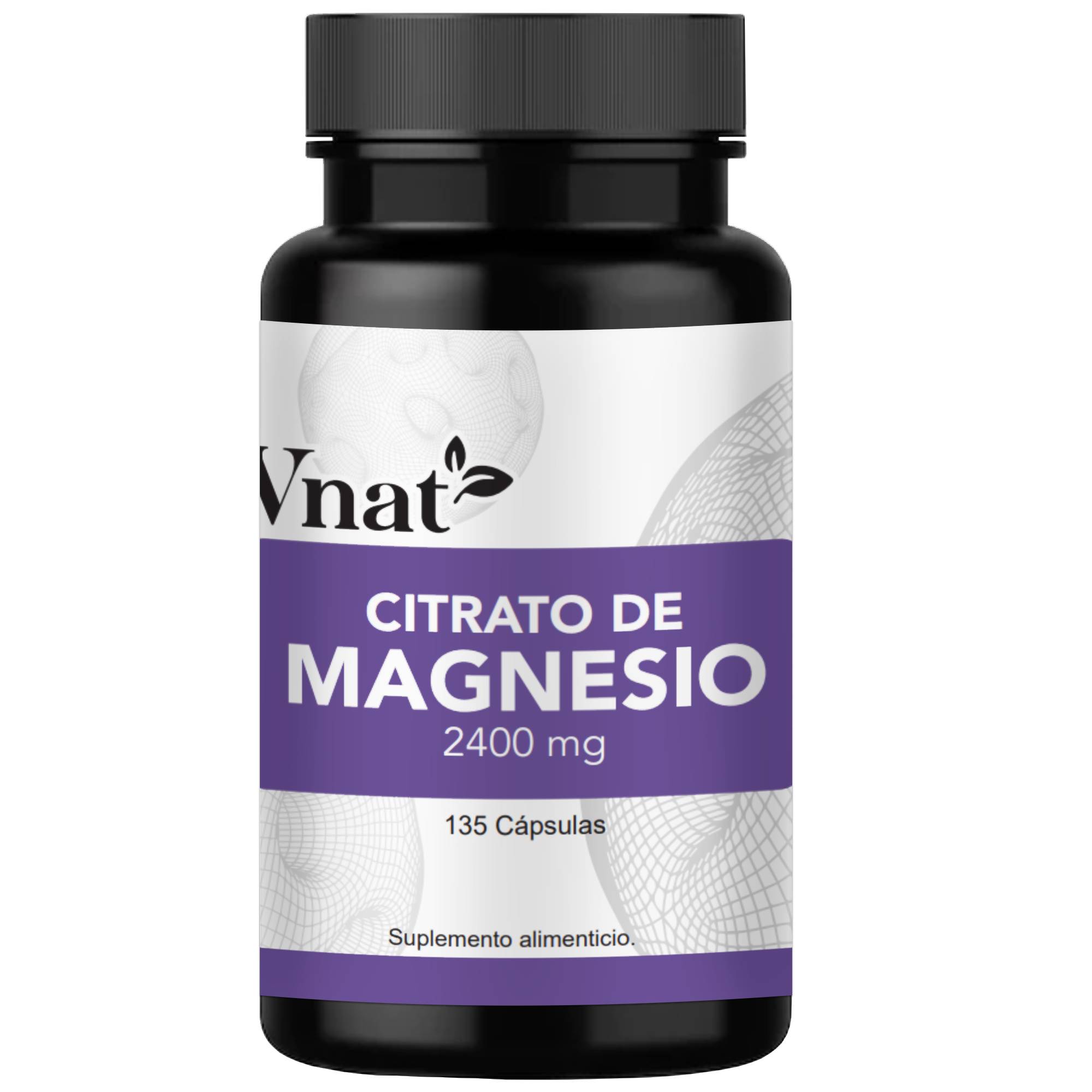 Citrato de Magnesio 2400mg VNAT 135 caps Magnesium Citrate