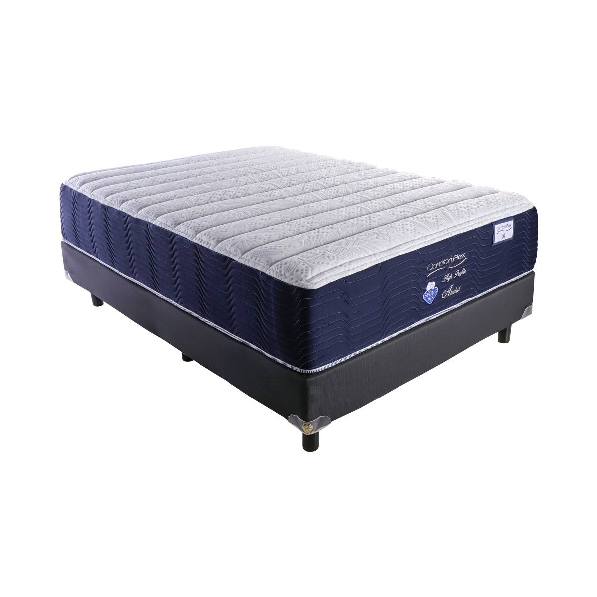 Juego De Box Y Colchon Absolut Spring Air - King Size.