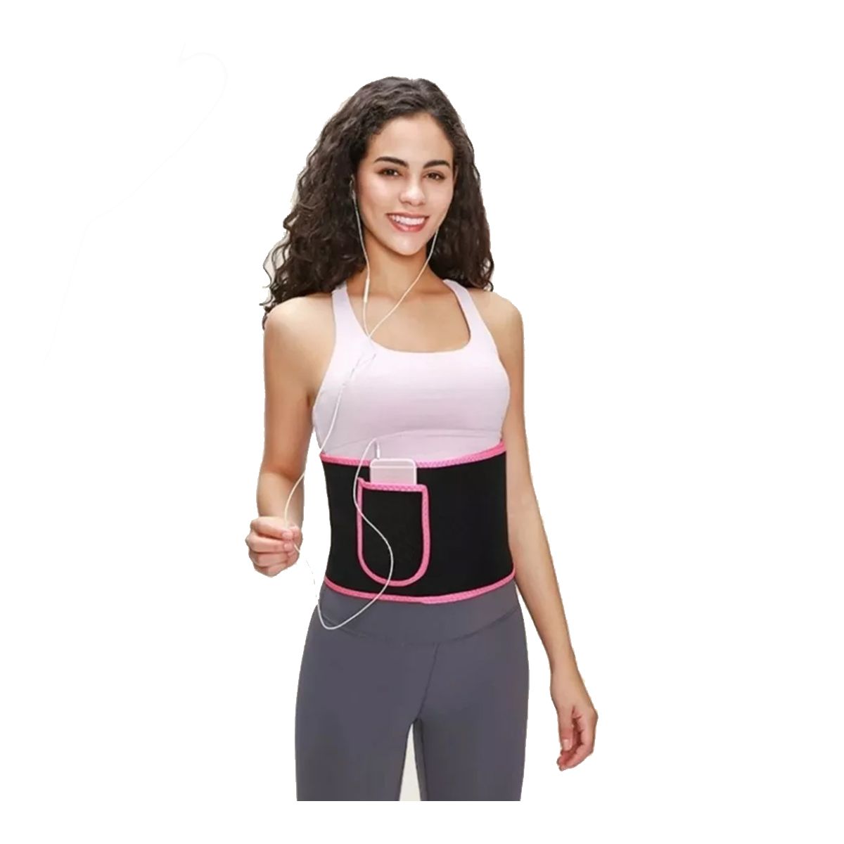 Faja Reductora Efecto Sauna Para Mujer Ajustable Talla M.