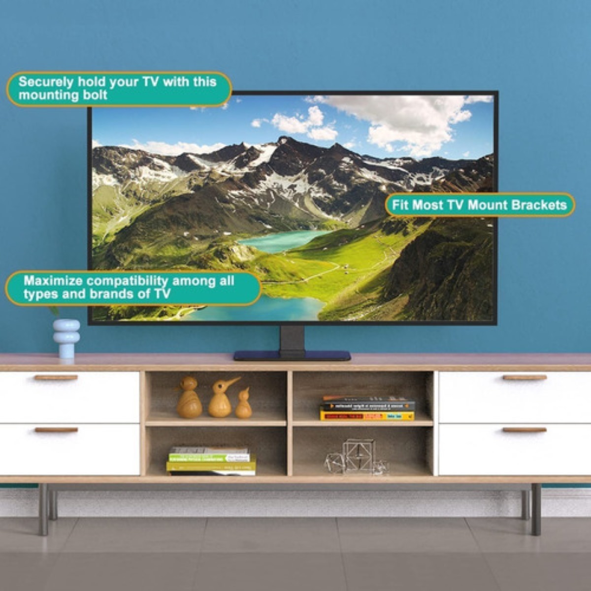 Kit Universal De Montaje Set De Tv Tornillos Para Tv Soporte