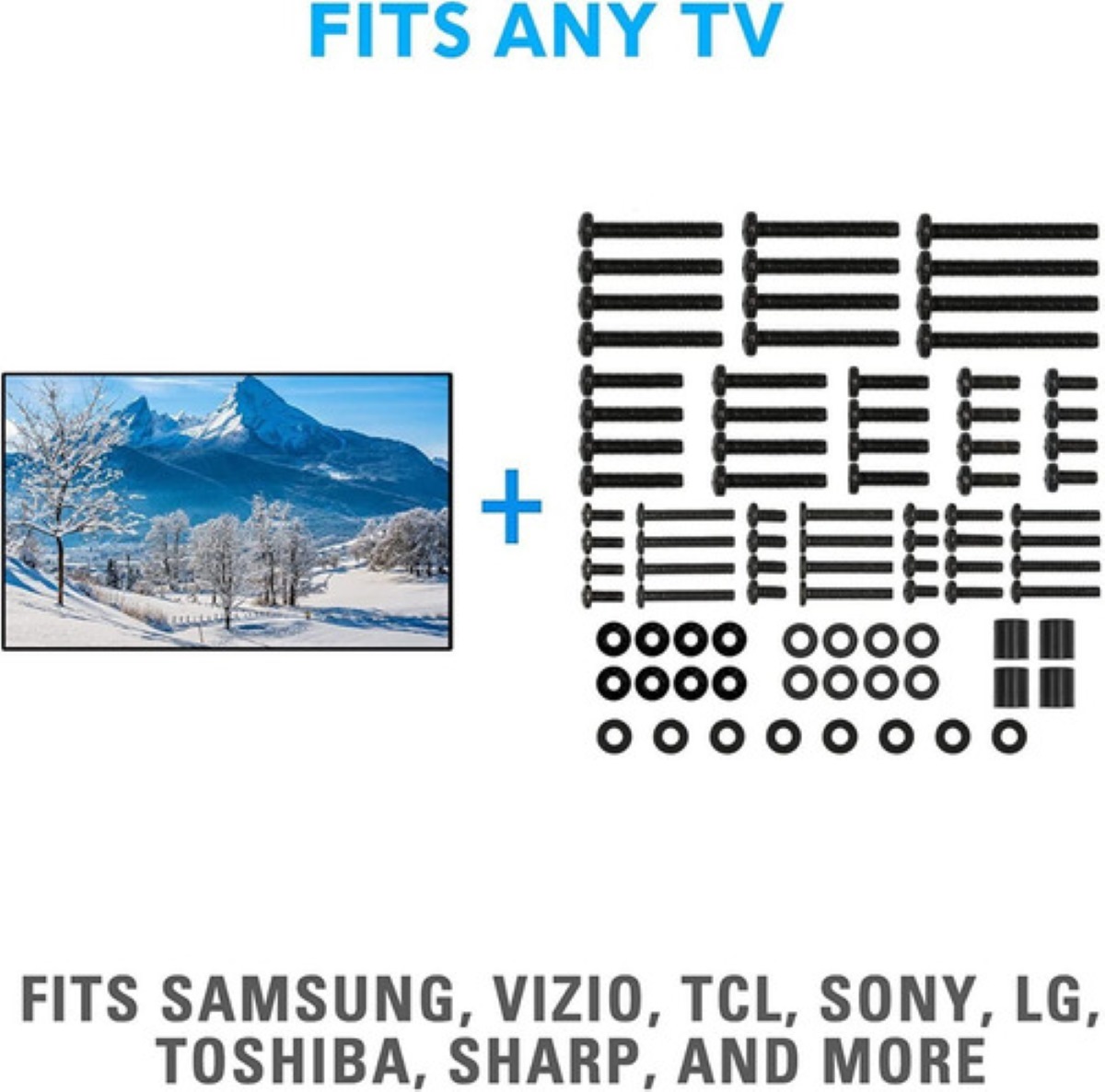Kit Universal De Montaje Set De Tv Tornillos Para Tv Soporte