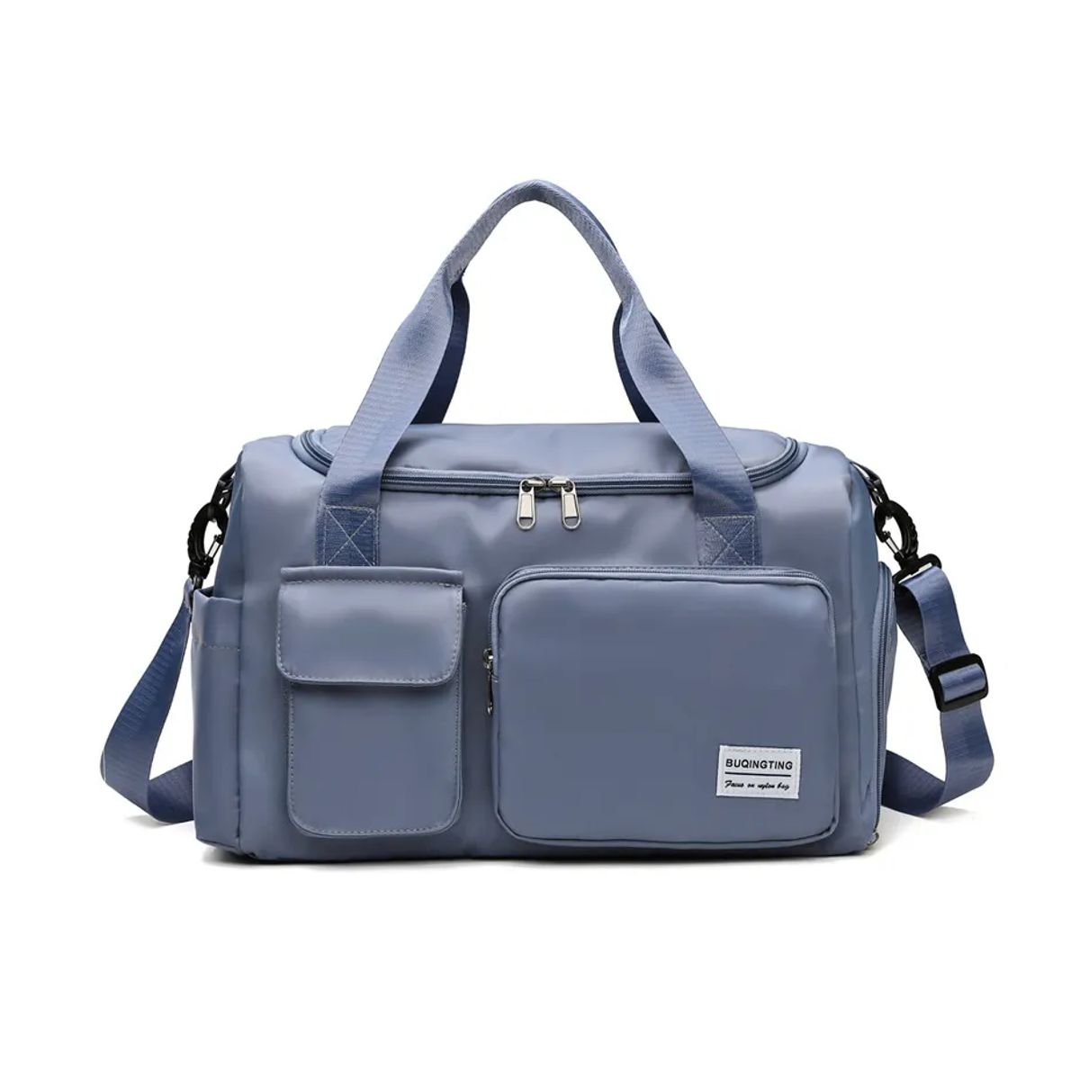 Maleta de Viaje Impermeable Con Espacio Para Zapatos Azul.