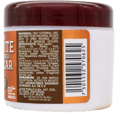 Tepezcohuite y Concha de Nacar crema cuidado de la piel 120g