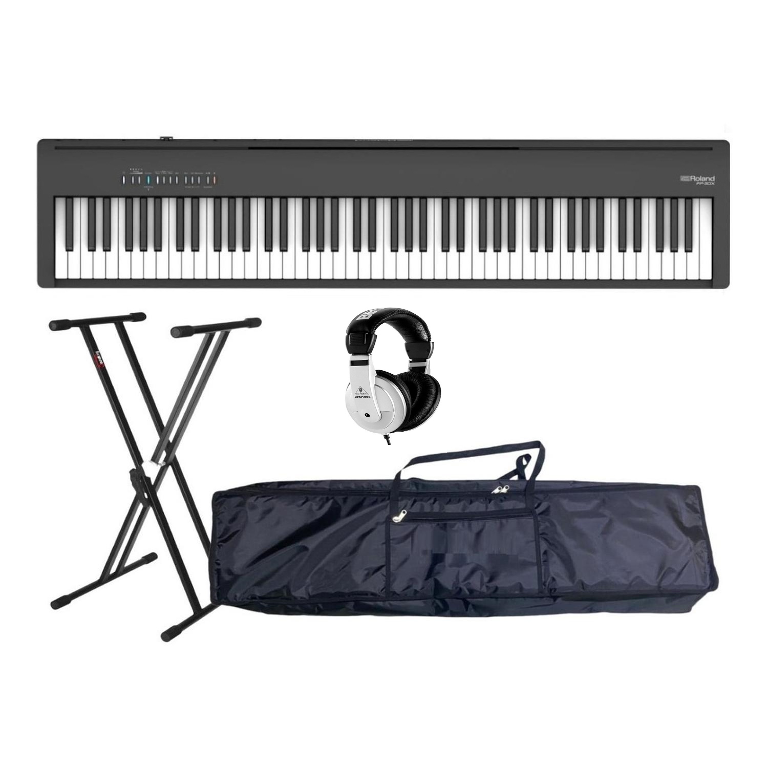 Roland Fp-30x-bk Piano Digital 88 Teclas Funda Base y Audifonos.