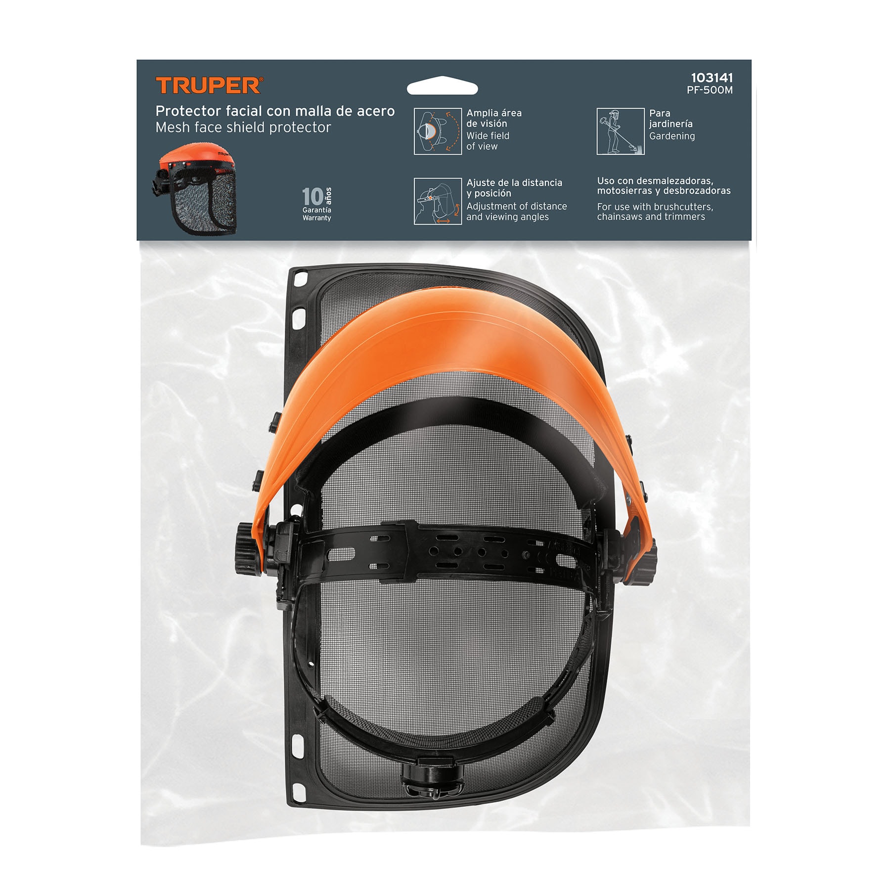 PROTECTOR FACIAL DE MALLA, TRUPER 103141