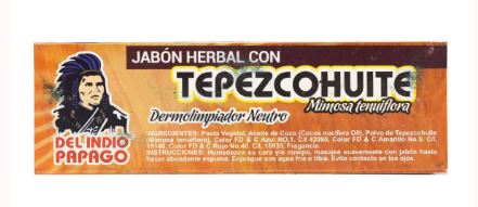 Jabón de Tepezcohuite pack 3 orgánico 100% Natural Acné, corporal 