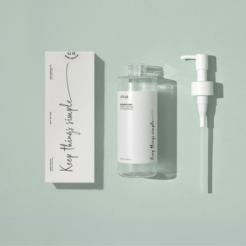 ANUA HEARTLEAF PORE CONTROL CLEANSING OIL 200 ml | Limpiador par control de grasa de poros